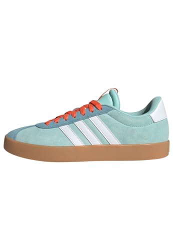 adidas Damen VL COURT 3.0 SHOES, Aqua / Cloud White / Preloved Blue, 38 2/3 EU