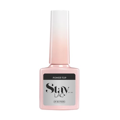 STAYLAC UV Nagellack - Top Coat Gel UV - Power Top 5 ml - STAYLAC Überlack Für Nägel - UV Lack - Gel Nägel - Nageldesign