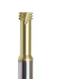 CNC-Werkzeugbeschichtung Hartmetall-Gewindefräser M3 M2.5 M12 Dreizahn-Gewindefräser for Edelstahl(YZT-5103,M16-2.0-D12-75L)
