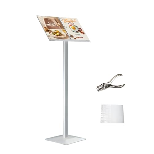 Menüständer, Namensständer, Menüständer, Outdoor, Wartetafel, Menüanzeige, Namensständer, Ständer, geschlossen, Schild, Werkzeug inklusive, einfach zu montieren, Wartetafel(Silber)