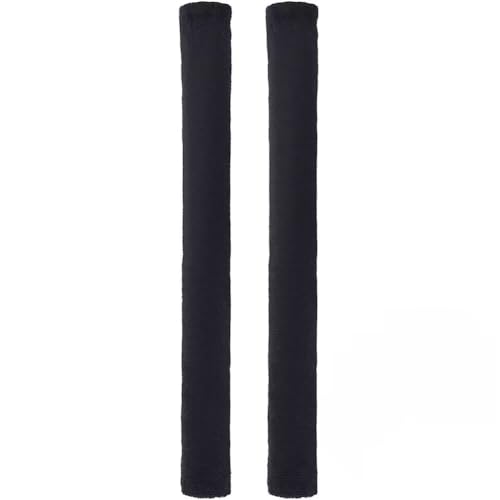 GORGECRAFT 2 Stück Schwarze Kühlschrankgriffabdeckungen Aus Polyester Waschbar Verstellbar Rutschfest Hält Die Küche Sauber Türgriffe Geräteschutz Dekorative Abdeckung Für Kühlschrank Mikrowelle Backo