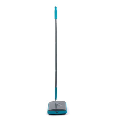 Beldray Teppichkehrer - Teppichkehrmaschine, manueller Teppichreiniger, Besen zum Reinigen von Teppichen und Hartböden, Tierhaarentfernung, Entfernen von Schmutz Haaren, leicht