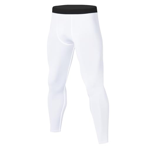 Towintec Kompressionshose Lang Herren Funktionsunterhose Atmungsaktiv Laufhose Strumpfhose Unterhosen Gym Trainingshose Athletisches Sporthosen für Fitness Joggen Radfahren Grundschicht