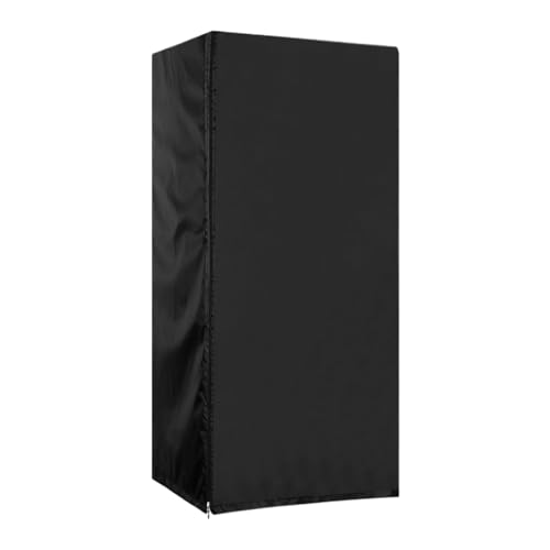 Kühlschrankabdeckung - 210D Outdoor Kühlschrank Abdeckung Staubdicht | Wasserdichte Gefrierschrankabdeckung | Kühlschranktabdeckung Außen | Schwarzer Kühlschrank Dustcover