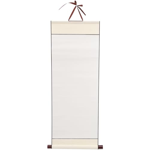FAVOMOTO 30*80cm Leerer Kalligraphie-Rollen Schriftrollen Chinesische Kalligraphie Schriftrolle Papier Zum Beschreiben Japanpapier Malrolle Japanpapier Reispapier Papierrolle Wand Farbe Roller Pinsel