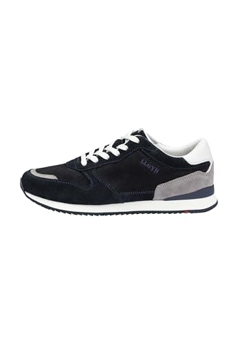 LLOYD Herren Halbschuhe Elmore, Männer Low-Top Sneaker, lose Einlage,Halbschuhe,straßenschuhe,Strassenschuhe, Navy/Navy/White, 40.5 EU / 7 UK