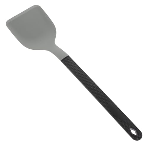 Zerodeko Multifunktions Silikon Kochspatel Hitzebeständig Ergonomischer Griff für Antihaftbeschichtete Pfannen Perfekter zum Braten und Servieren