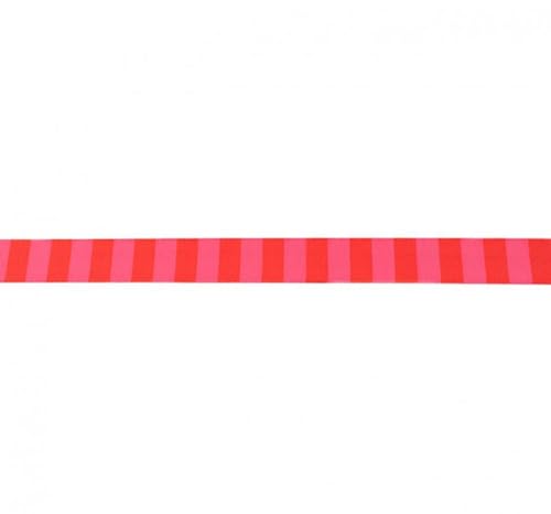 Webband Band Borte Zierband rot 100 cm - Band zum Basteln und Nähen