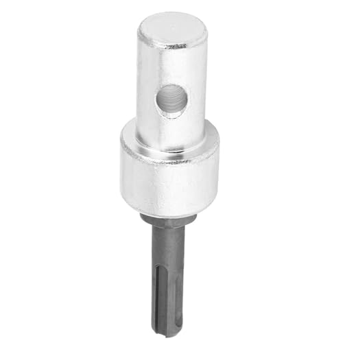 Erdbohrer Adapter Stecker Bohrmaschine Zubehör Bohrersatz 2 Gruben 2 Schlitze Metall Rundschaft Drehwerkzeug Bohrmaschinenteile Holz Aluminium Kupfer Eisen