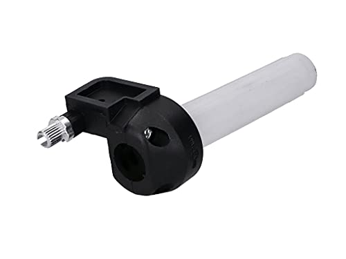 DS MOTION Gasgriff schwarz, universal, Kurzhub, für Aprilia, Beta, Derbi, Gilera, Motorhispania, Malaguti, Rieju, Yamaha