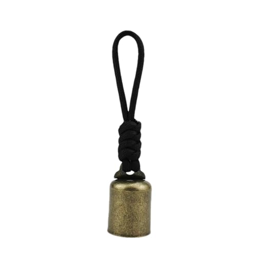 Aceirropy Wanderglocke für Tasche - Laute Bärenglocke Vintage Metall Wanderglocke | Mehrzweck-Outdoorbedarf Taschenanhänger mit Schalldämpfer zum Wandern & Klettern