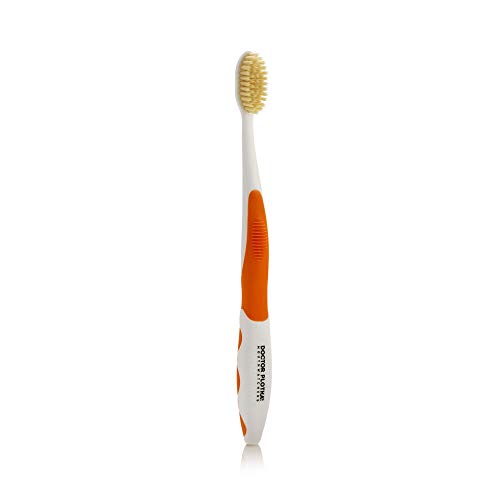 MOUTHWATCHERS Doctor Plotka's Mouthwatchers Antimikrobielle Zahnseide Borsten Silber Zahnbürste Erwachsene Orange