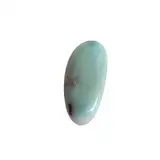 Laarimar Cabochon, 21 Karat, ausgefallene Form, 28 x 13 x 5 mm, handgefertigter loser Edelstein für die Schmuckherstellung, 28x13x5mm, Edelstein, Laarimar