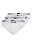 BOSS Herren Brief 3p Co/EL Slips, White 100, XL EU