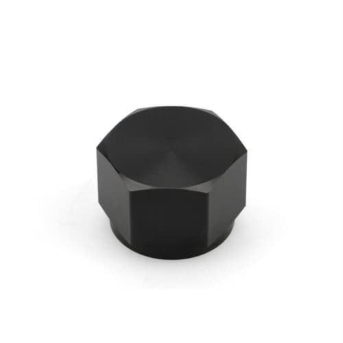 AN6 AN8 AN10 Buchse Flare Fitting Cap Block Off Fitting Aluminium Schwarz Flare Cap (AN6)