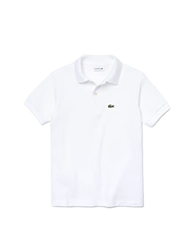 Lacoste Jungen Pj2909 Poloshirt, Weiß (Blanc), 6 Jahre (Herstellergröße: 6A)