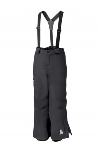 Crivit Jungen Skihose Skifahren Schnee Urlaub Berge (134/140, Schwarz)