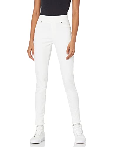 Amazon Essentials Damen Stretch-Jeggings zum Hineinschlüpfen (erhältlich in Übergröße), Weiß, 40