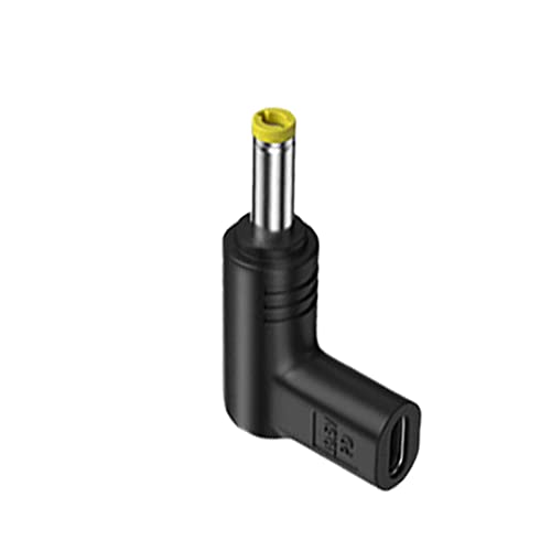 -Buchse-Adapter, 19,5 Volt Typ-C-Buchse auf DC-Stecker-Adapter – kompatibel mit USB-Typ-C-Ladegerät