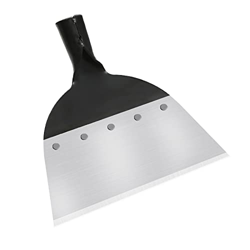 Sunsiou Unkraut Entferner Gerät, Gartengeräte Gartenschaufel, Multifunktional Gartenwerkzeug, Stoßscharre, Garten Reinigungsschaufel Moosentferner, AußEnbereich, Haus, Bauernhof (Klein-Ohne Holzgriff)