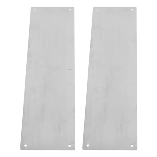 2er-Pack Türstoßplatten, 40,6 X 10,2 Cm Große Türplatten für Innen- und Außentüren, Edelstahl-Kickplatte, Türplatte für Vordertür oder Hintertür, Schützt vor Schlamm und Kratzern