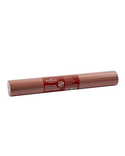 FRITZTOWN® Butcher Paper Deluxe Pink 60cm x 50m Rolle | Lebensmittelsicher | Kraftpapier Grillpapier | Ideal für BBQ, Smoken, Räuchern und Fleischverpackung