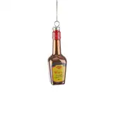 BUTLERS Weihnachtsbaumkugel Maggi Flasche Christbaumschmuck Glas Braun -Hang ON- Weihnachten Baumkugeln Gewürzsoße Figur Anhänger | Tannenbaum Deko & Weihnachtsdeko