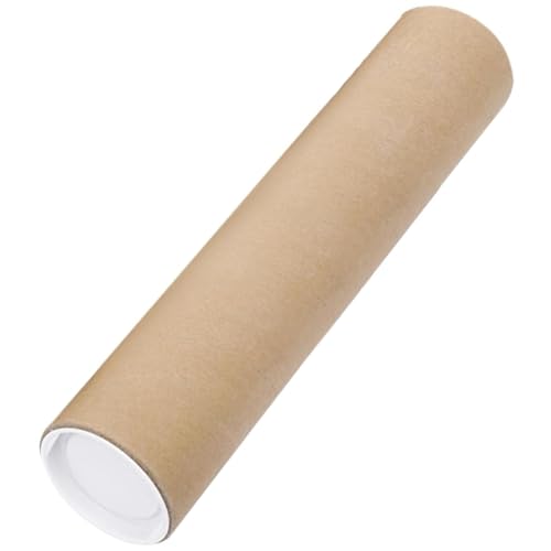 Mskmnkot Mailingrohre mit Kunststoff -Endkappen, 2x20 -Zoll -Schifffahrtsrohre, Robustes und Schutzplakat, Kraftpapier -Ersatzpappe Mailing