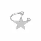 Kreativer Ohrclip Trendy Star Moon Triangle Ohrclip U-förmiger Ohrclip (SL1, One Size)