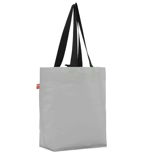 BikeZac 2.0 von COBAGS | FAHRRADTASCHE Clip-On EINKAUFS-Tasche | Fahrrad-Einkaufstasche | Gepäckträger-Tasche | Einkaufswagen Tasche | Wiederverwendbar | Recycling-Tasche, Farbe:Cobags Simply Grey