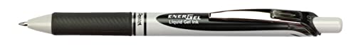 Pentel EnerGel Eco BL77E Gelschreiber mit Druckmechanik, schwarz (1 Stück)