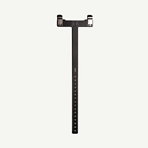 BEARPAW PRODUCTS Checker Sehnenmaßstab Bogensport Metall in Schwarz Standhöhe & Sitz des Nockpunktes einstellen Bogen Zubehör Messwerkzeug
