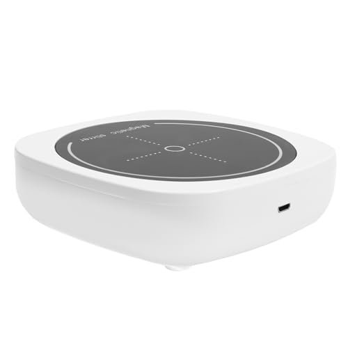 Mini Magnetrührer, 5W 220V Tragbare Magnetic Stirrer mit Anti-Rutsch-Fußpadsm, 0-4000 U/min Automatischer Rührer für Brauen Mixen Hefe Labor, 1L