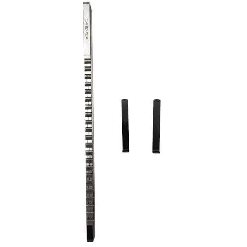 MNUPL Keilnut-Räumnadel, 8 mm, C-Push-Typ, metrische Größe, Schnellarbeitsstahl, Keilnut-Schneidwerkzeug for CNC-Fräsmesser