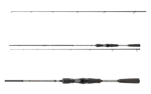 DAIWA Fuego Predator Baitcast, 2,25m, 18-64g, 2 Teile, Extra Schnell/Schnell, Raubfisch Angelrute, 11126-225