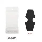 LOUKEKE 50 Stück (5 x 9 cm) Kraftpapierkarte mit selbstklebenden Beuteln, blanke Kartonhalter-Etiketten für Lange Ohrhänger, Schmuck-Displayverpackungen