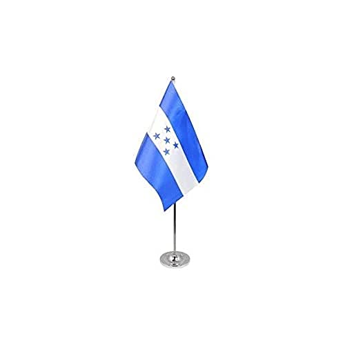AZ FLAG - Prestige Tischflagge Honduras 22x15 cm Metall - Honduranische Tischfahne 15 x 22 cm - Flaggen