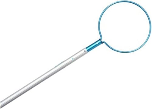 Blaue Sicherheits-Pool-Rettungsstange, Sicherheitshaken for Schwimmbäder mit Teleskopstangen aus Aluminium, lebensrettende Notfallausrüstung for Yachtboote(StyleB,Retractable 0.63-1.0m)