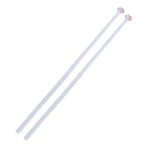Katzenpfoten Essstäbchen, Essstäbchen Mit Katzenpfoten, Cat Paw Chopsticks, Wiederverwendbare ChopSticks, Cute & Unique Pink Paw Prints Reusable Non-slipchopsticks, 15 Cm