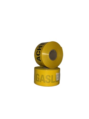 Generisch Trassenwarnband Achtung Gasleitung gelb 25m/40mm