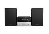 Philips M3205/12 Mini Stereoanlage mit CD und Bluetooth (UKW Radio, USB, MP3-CD, USB-Anschluss zum Laden, 18 W, Bassreflexlautsprecher, Digitale Sound Kontrolle)