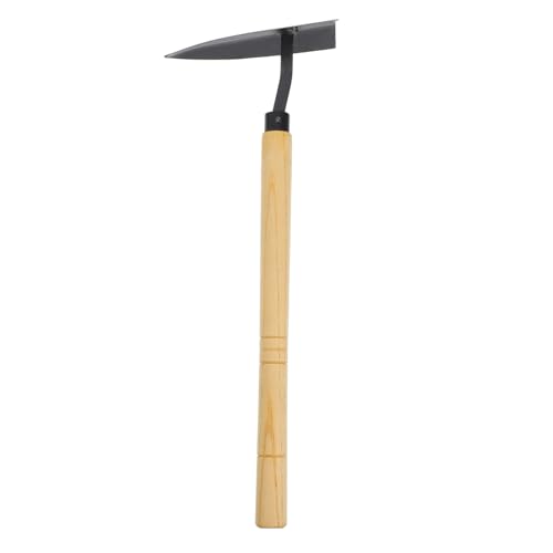 BESTonZON 1 Stück dreieckige Holzhacke ergonomisch Landwirtschaft anpflanzen gemüsegarten gartenkultivator Plants multifunktionswerkzeug Handhacken Unkraut jäten Handbagger Werkzeug hölzern
