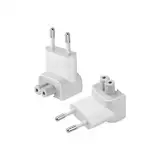 2PCS AC Adapter Stecker für A-pple MacBook, EU-Netzteil kompatibel mit Ersatz für iPhone iPad iPod MacBooks Pro iBooks Stecker Europa Universal Ladeadapter