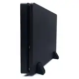 XM&QY PS4 Slim Vertical Standfuß für Playstation 4 Slim Vertikaler Fußständer aus Silikon Stabiler Basis rutschfest Genügend Platz zum Kühlen, Schwarz