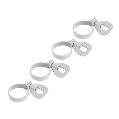Bestway® Ersatzteil-Set Schlauchklemme (grau / 4 Stück) für Ø 32 mm Schläuche