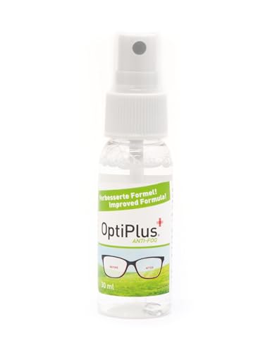 OptiPlus AntiBeschlag-Spray mit 30ml Inhalt für einen lang anhaltenden Beschlagschutz auch bei Taucher- und Skibrillen - wirkt bei hoher Luftfeuchtigkeit - ideal für unterwegs oder auf Reisen (1)