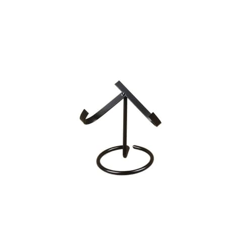 Metall-Kristallkugel-Ständer – dekorative Halterung für Quarzkugel/Stein, Heim- und Hochzeitsdekoration (S, schwarz)