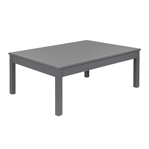 Krok Wood Couchtisch Tomas aus Massivholz, Farbe Grau (Buche, 110 x 75 x 45 cm)