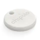 Chipolo ONE Point - Schlüsselfinder, Bluetooth Tracker für Schlüssel, Tasche - Funktioniert mit Mein Gerät Finden von Google-App (nur für Android) (Schmutzig Weiß)