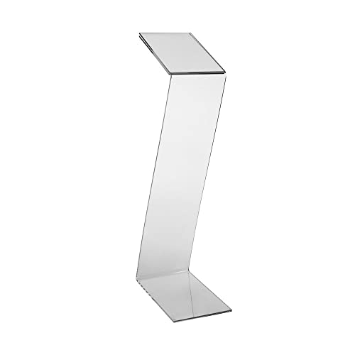 Acrylglas Ausstellungsdisplay "Z-Form" DIN A4 / Hochformat/Infoständer/Showroomständer/Acrylglasständer/Ideal für Eingangsbereiche, Messen oder Ausstellungen